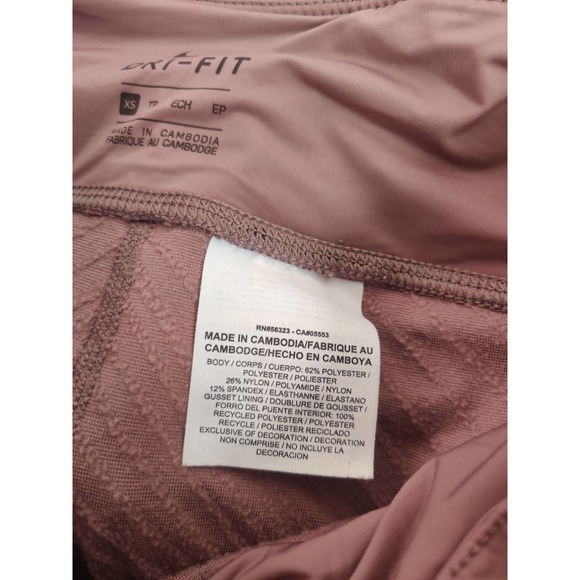 (V) Nike DRI-FIT Women legging Capri sport running gym RARE sz XS - Picture 10 of 11
